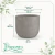 Vaso Voluto 38 Cimento Queimado Japi - comprar online
