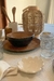 Plato de madera black 30 cm - comprar online