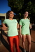 CAMISETA VERDE PARAISO LOGO ROXA FEMININA - comprar online