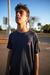 CAMISETA PRETA LOGO ROSA MASCULINA na internet