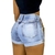 Short Feminino Jeans Short Curto Jeans Rasgado Feminino Da moda - Tecido & Arte 