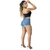 Short Jeans Feminino destroyed Jeans Premium Da moda Short curto - loja online