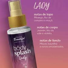 Body Splash Face Beautiful - Lady 100 ml - loja online