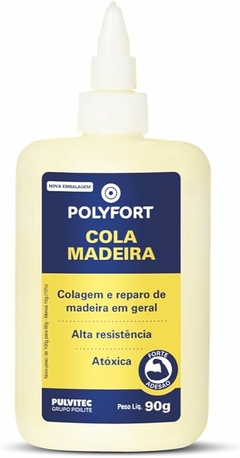 COLA PARA MADEIRA PULVITEC POLY 90G - Rose Delicasa Store