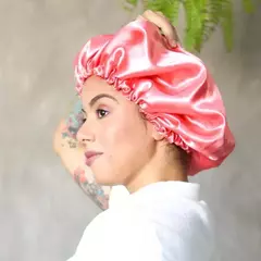 Touca de cetim para dormir anti frizz - cores sortidas - comprar online