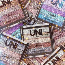 Paleta de Sombra com glitter UNI Makeup