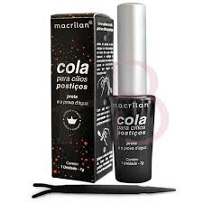 Cola para cílios postiços preta Macrilan - Rose Delicasa Store