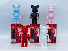 Alto-falante bluetooth LS-02 mini urso violento cros-sorder legal ornamentos presente dos desenhos animados