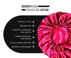 Touca de cetim para dormir anti frizz - cores sortidas - comprar online