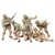 Figuras de Infantería EE. UU. WWII Tamiya 1:35 Set 6 Piezas