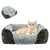 Cama Lavable para Gatos Miguel S Gris 50x48x15 cm Cojín Extraíble