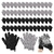 104 Guantes Exfoliantes Didaey para Baño y Spa - Negro y Gris