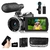 Cámara de Video 4K Rawiemy HD 48MP con Micrófono Inalámbrico
