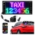 Cartel LED Programable Hirealou 12x27 cm RGB Doble Línea