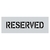 Plantilla de Estacionamiento Reservado 10" Marketing Holders