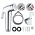 Rociador de Bidet LikeHome Cromado con Manguera 1.2m