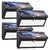 Luces Solares BAXIA 100 LED Impermeables con Sensor 4Pcs