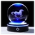 Figura de Caballo de Cristal 3D YWHL con Base LED 8cm
