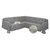 Cubierta de Sofá Seccional HDCAXKJ Gris 91x276 cm Antideslizante