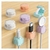 Clips Magnéticos COOCAT para Gestión de Cables Multicolor 8 Pzas