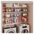 Organizador de Lavandería Colgante 4 Niveles Sonyabecca Metal Negro