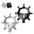 Multitool Copo de Nieve POXIMO 10 en 1 - Kit de Herramientas
