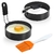 2 Piezas Anillos para Huevos Acero Inoxidable 7.34 cm