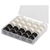 Hilo de Bobina Preenrollado Simthread 25pcs 60WT Blanco y Negro