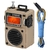 Radio ZHIWHIS ZWS-701 Portátil AM FM Bluetooth con Reloj