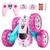 Coche RC HIEKYOIT Rosa Stunt 360° para Niñas 6+ Años
