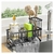 Organizador de fregadero Cisily acero inoxidable 304 negro