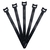 Sujetadores de Cables Superun 50 Pcs Negras 25,4 cm