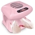 Secador de Uñas Wanyi 300W Rosa Automático Aire Frío y Caliente