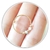 Anillo de Ansiedad Ajustable 14k Oro Lleno con Ópalo