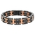 Pulsera de Acero Inoxidable Marrón para Hombre 21.5 cm - Steel Nation