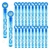 Varitas de Burbujas Azules Eyourlife - 50 Pcs DIY Baby Shower