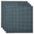 Placas Base Apilables Strictly Briks 4 Piezas 25,4 cm Gris