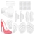 16 Piezas Almohadillas de Gel Zioiaoro para Zapatos Sueltos