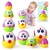 Juguetes de Huevos de Pascua MOONTOY 8 Piezas Apilables