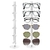 Organizador de Gafas Acrílico 6 Capas CADUFUELLY 0.21 kg
