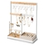Organizador de Joyería DreamGenius Blanco 4 Niveles con Soporte