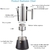 Cafetera Espresso Moka Easyworkz de Acero Inoxidable 4 Tazas - comprar online