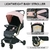 Carrito de bebé Trenana ligero y compacto con dosel rosa - comprar online