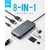 Hub USB-C Anker 8-en-1 Doble Monitor 4K y Ethernet - comprar online