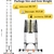Escalera Telescópica DEZEX 6.17m Aluminio Ligera y Segura - comprar online