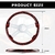 Volante de Camión QYMOPAY 18" Madera Roja 4 Rayos Aluminio - comprar online