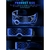 TOODOO Gafas LED Iluminadas 7 Colores Futuristas para Fiesta - comprar online