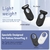 Funda para Samsung Galaxy SmartTag 2 BIQIRE 4 Pack Negra - comprar online