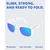 Gafas de sol plegables HepTEK UV400 con estuche de cuero - comprar online