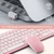 Combo Teclado y Ratón Inalámbrico Guiheng Rosa 2 Paquetes - comprar online